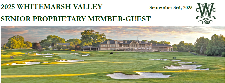 Whitemarsh Valley Country Club — Senior Proprietary Member-Guest