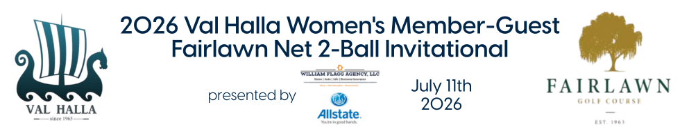mainegolf.org — Val Halla Women's Member-Guest Fairlawn Net 2-Ball Invitational presented by William Flagg All State